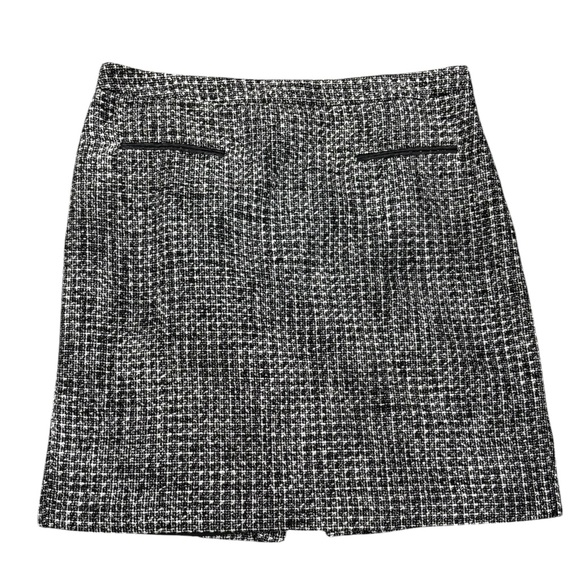 Worthington Woman Classic Plus Size Black & White Tweed Skirt-size 18W - Picture 1 of 5